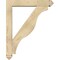 Ekena Millwork Funston Arts and Crafts Rough Sawn Bracket w/ Offset Brace, Douglas Fir, 6"W x 32"D x 40"H BKT0604X32X40FST03RDF - alternate 2